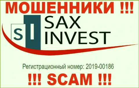 Sax Invest - это еще одно кидалово !!! Регистрационный номер этой компании: 2019-00186