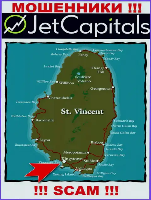 Кингстаун, Сент-Винсент и Гренадины - именно здесь, в оффшорной зоне, базируются internet-мошенники JetCapitals