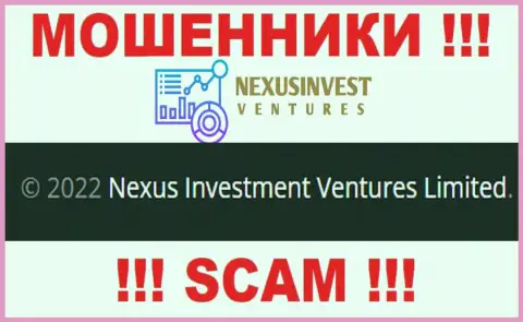 NexusInvestCorp - это internet мошенники, а владеет ими Нексус Инвест Вентурес Лимитед