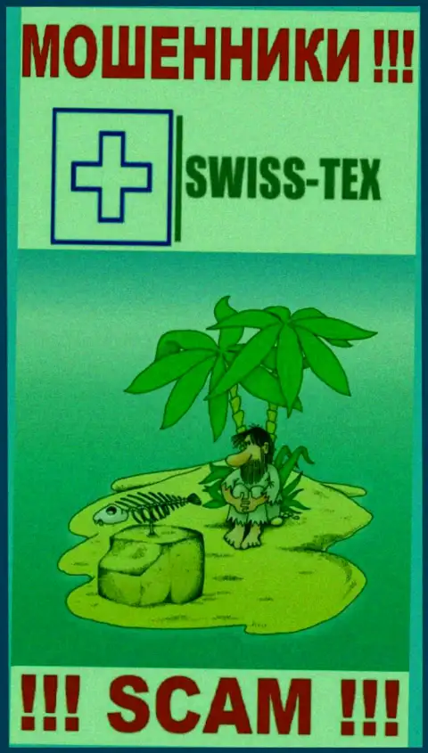На онлайн-сервисе Swiss Tex старательно скрывают сведения относительно местонахождения компании