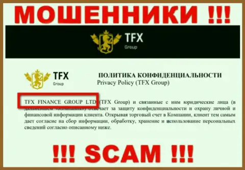 TFX Group - это ВОРЮГИ ! TFX FINANCE GROUP LTD - это организация, которая управляет данным лохотронным проектом