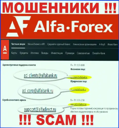 Не нужно связываться через е-мейл с конторой AlfaForex - это МОШЕННИКИ !!!