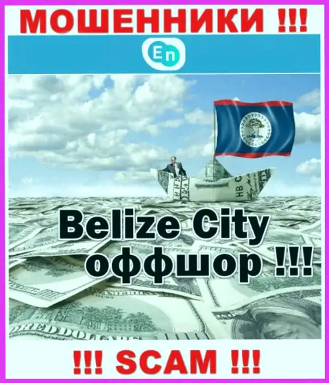 Пустили корни интернет мошенники ENN в оффшорной зоне  - Belize, будьте бдительны !!!
