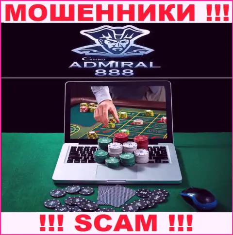 888 Admiral Casino - это internet-мошенники !!! Область деятельности которых - Казино