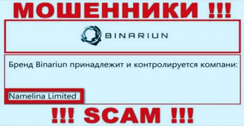 Вы не сумеете сохранить собственные финансовые вложения связавшись с Binariun Net, даже если у них есть юридическое лицо Namelina Limited