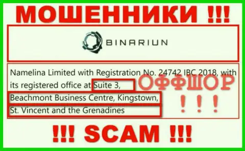 Иметь дело с конторой Namelina Limited очень рискованно - их оффшорный официальный адрес - Suite 3, Beachmont Business Centre, Kingstown, St. Vincent and the Grenadines (инфа взята с их веб-сервиса)