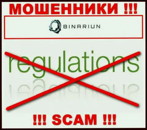 У компании Binariun Net нет регулятора, а значит они настоящие аферисты ! Будьте очень внимательны !!!
