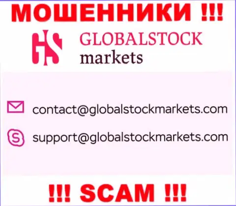 Установить контакт с ворами Global Stock Markets возможно по данному е-мейл (инфа взята была с их сервиса)