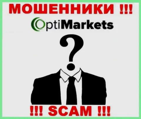 OptiMarket Co являются internet ворюгами, посему скрывают инфу о своем прямом руководстве