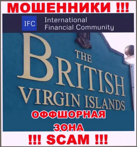 Официальное место базирования WMIFC Com на территории - British Virgin Islands