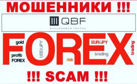 Будьте очень осторожны, вид деятельности QBFin Ru, Форекс - это обман !!!