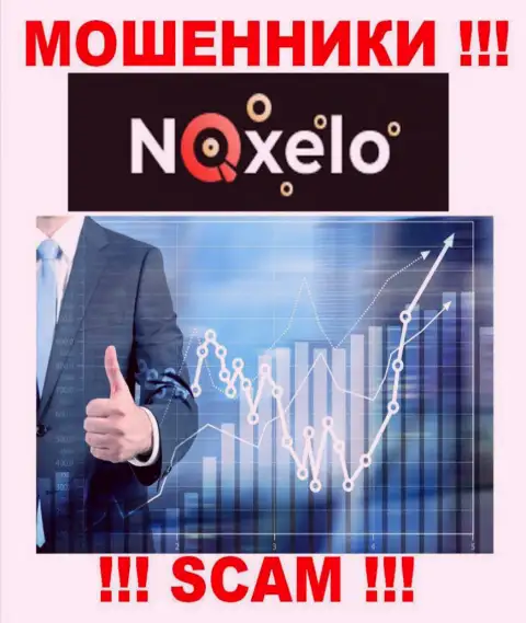 Область деятельности неправомерно действующей организации Noxelo - это Брокер