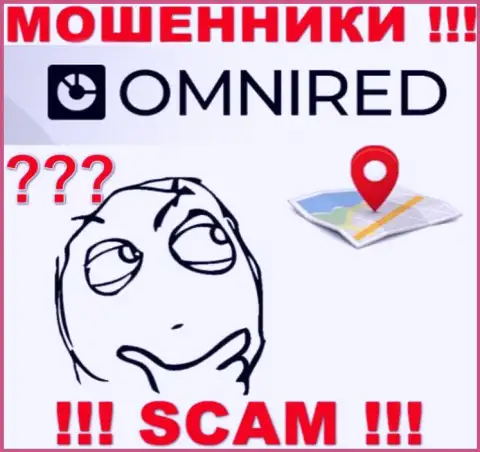 На сайте Omnired Org старательно скрывают данные относительно юридического адреса компании