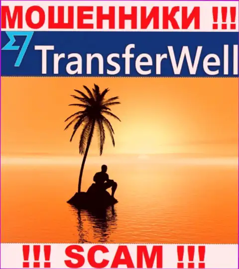 Юрисдикция TransferWell Net спрятана, так что перед вложением кровных необходимо подумать дважды
