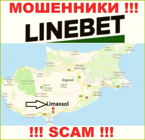 Пустили корни internet мошенники Лайн Бет в офшоре  - Cyprus, Limassol, будьте очень бдительны !!!