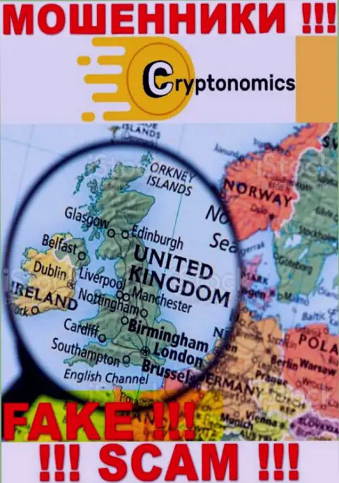 Ворюги Crypnomic Com не публикуют правдивую информацию касательно своей юрисдикции