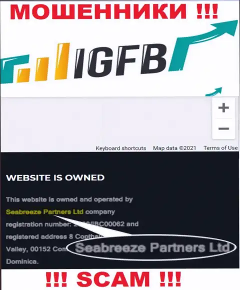 Seabreeze Partners Ltd, которое управляет компанией Сеабриз Партнерс Лтд