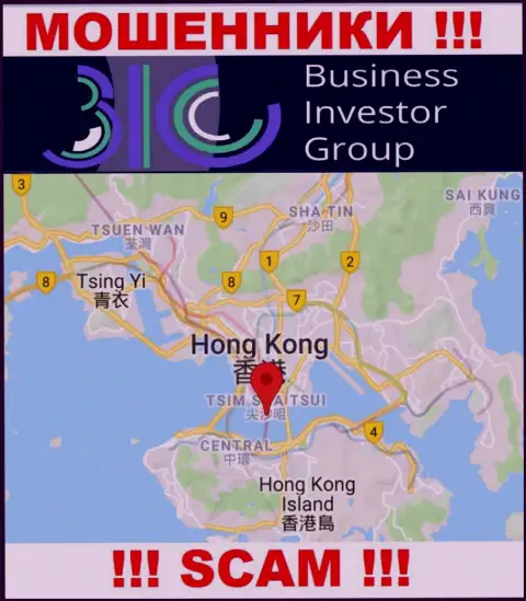 Оффшорное расположение Business Investor Group - на территории Гонконг