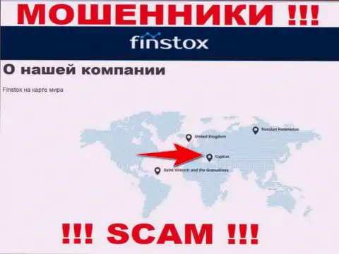 Finstox Com это интернет-кидалы, их место регистрации на территории Cyprus