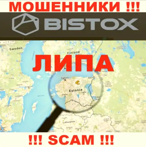 Ни слова правды касательно юрисдикции Bistox Com на информационном портале организации нет - это мошенники