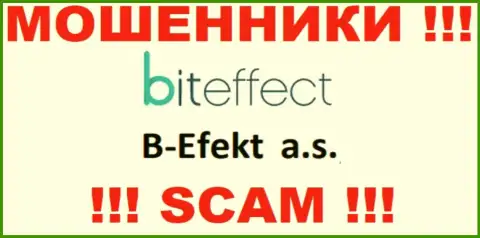 Bit Effect это МОШЕННИКИ !!! Б-Эфект а.с. - это организация, владеющая этим разводняком