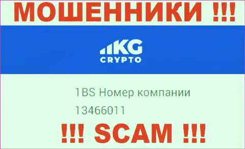 Рег. номер организации CryptoKG, в которую накопления советуем не отправлять: 13466011