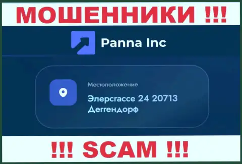 Адрес организации PannaInc Com на официальном сайте - фейковый !!! БУДЬТЕ КРАЙНЕ БДИТЕЛЬНЫ !!!