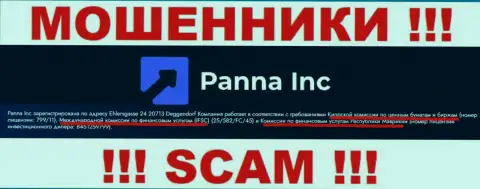 Осторожно, FSC - это жульнический регулирующий орган интернет-аферистов PannaInc