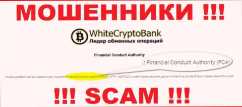 WCryptoBank - это интернет-мошенники, проделки которых прикрывают тоже мошенники - Financial Conduct Authority