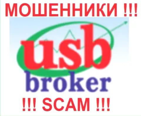 Логотип мошеннической Форекс компании Усбброкер