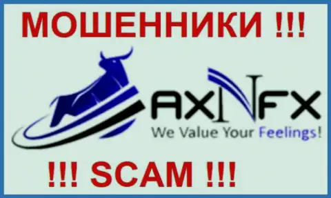 Лого мошеннического брокера AXNFX Com